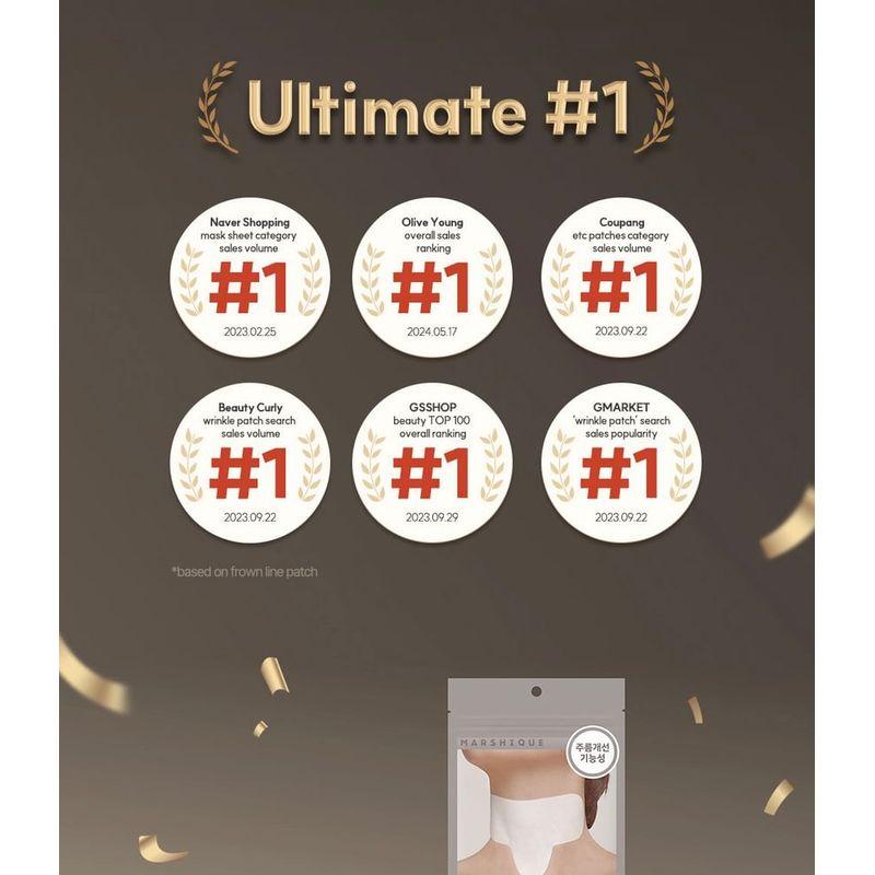 MARSHIQUE Wrinkle Repair Hydrogel Neck Patch