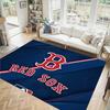Boston Red Sox Design Křišťálový Sametový Koberec Útulný Ne?Protiskluzová tištěná předložka do ložnice, obývacího pokoje, předsíně