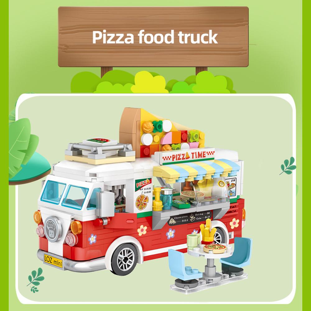 Creative Street View City View Model Building Blocks Build Toys Mini Home Decor Ornaments Children's Holiday Christmas Gifts