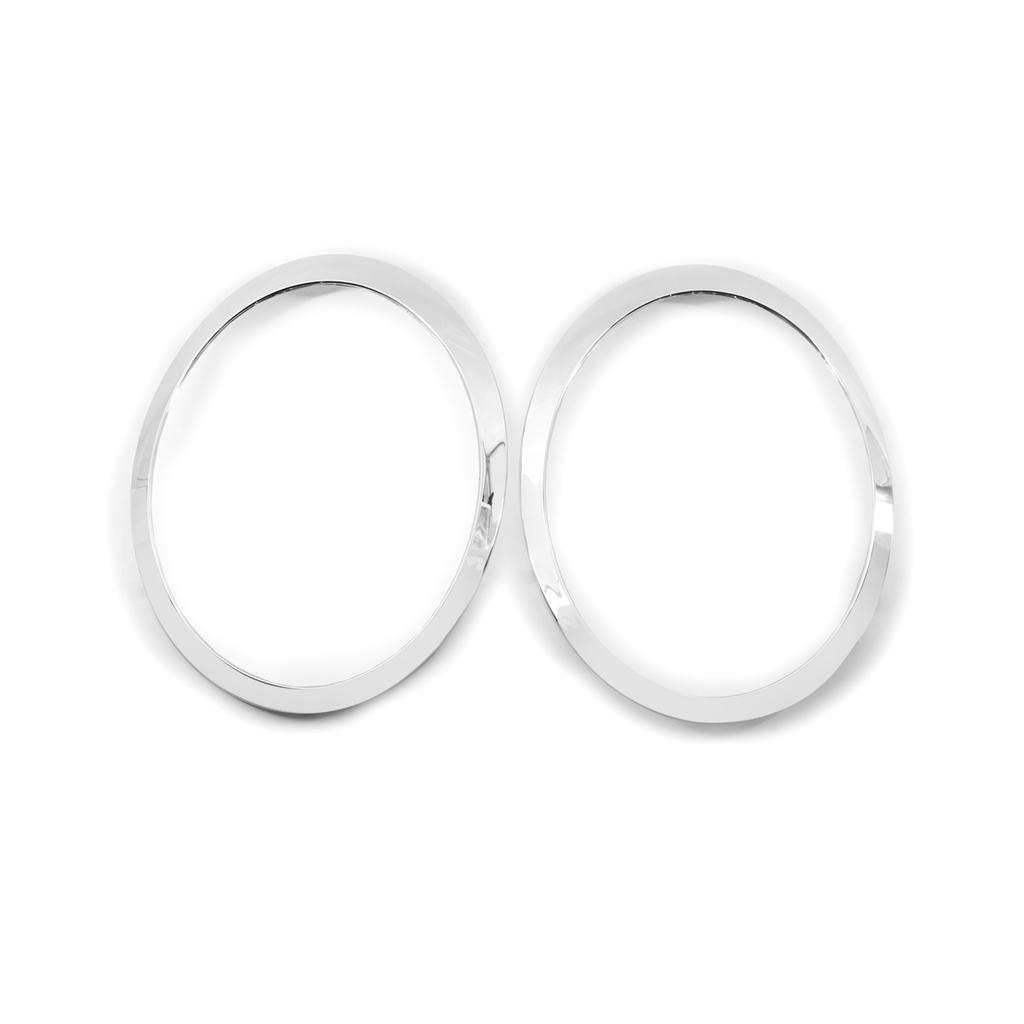 Headlight Trim Ring 2pcs Replacement for BMW R55 MINI Cooper 2008 2015 OEM 51137149905 51137149906