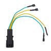 4 Pins Side Mirror Heating Function Connector Cable Plug and Play Replacement for X3 X4 X5 X6 E70 E71 F25 F26 F15 F16