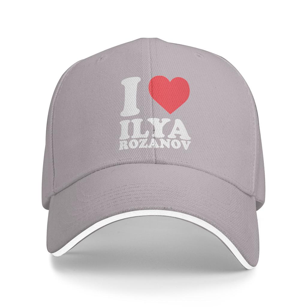 Ilya Rozanov I Love Casual Baseball Cap  Outdoor Sports Hip Hop Hats Summer Sun Visor Men Adult DIY Print Baseball Caps