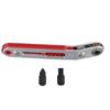 16 Teeth Ratchet Compact Tool Compact Toolkit 103mm*17mm 16 Teeth Ratchet Screwdriver Chrome Vanadium Steel Material