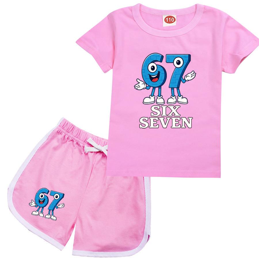 9194 Kinder Stehlen eine Hirnfäule 67 Top Shorts Sport Trainingsanzug Set