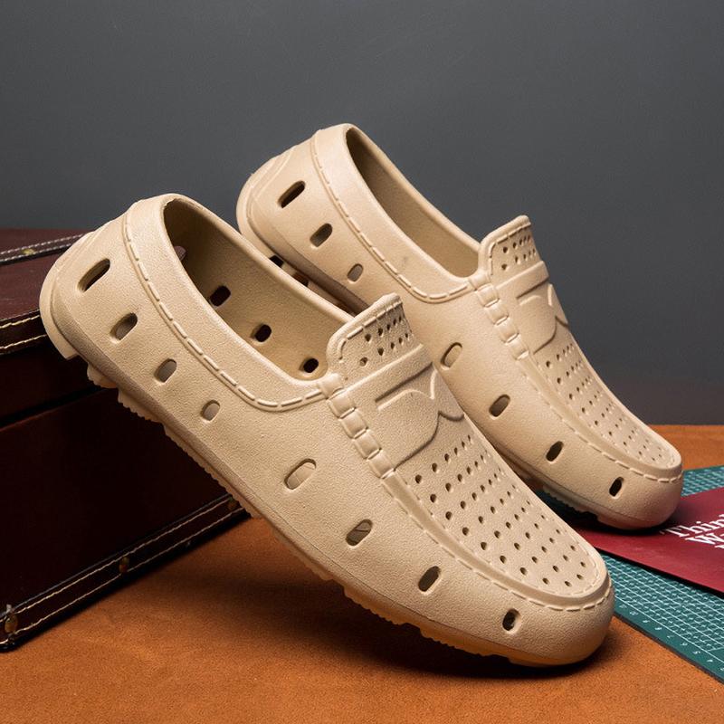 Men's Sandals Summer Comfortable Men Loafers Non Slip Driving Shoes Casual Beach Shoes Eva Slippers Man Shoes