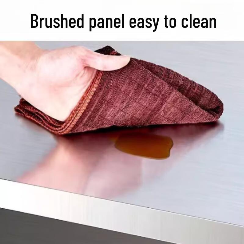 Modern 4-Tier Carbon Steel Kitchen Storage Rack