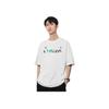 Li Ning Sports Trend Serie Bedruckter Buchstaben Rundhals Bequem Atmungsaktiv Kurzarm T-Shirt Unisex Oberteile Weiß AHSUC29-1
