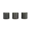 3 Pieces Metal Volume Tone Dome Knob for Electric Guitar or Bass Durable