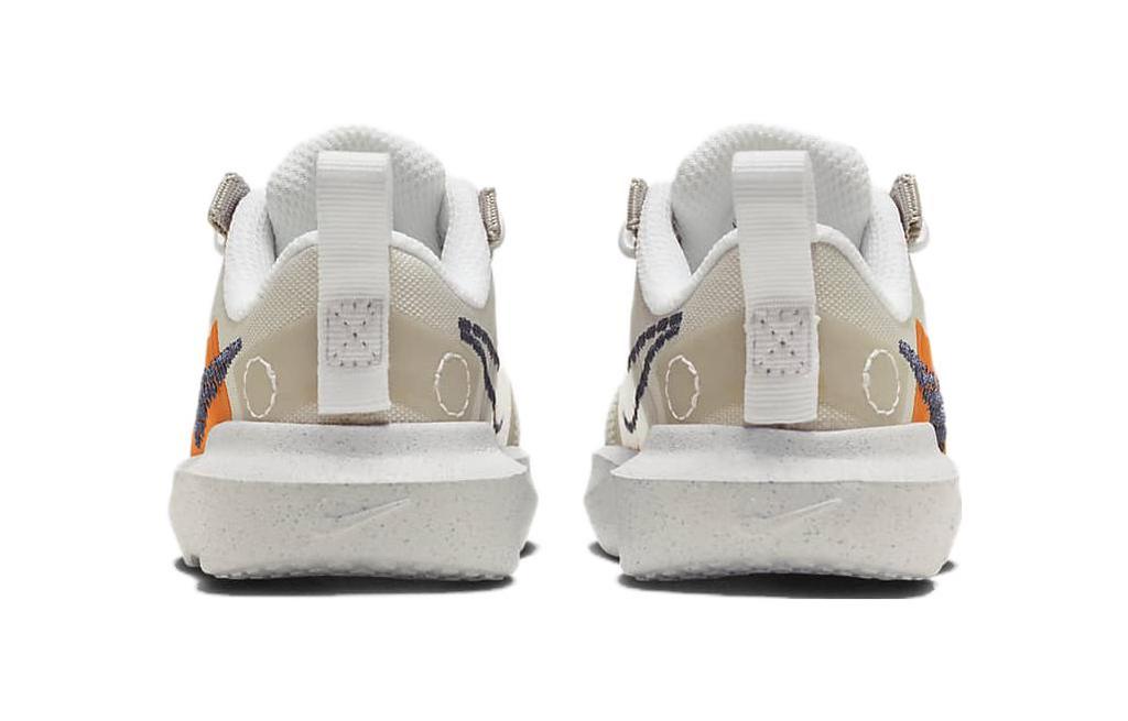 Nike Crater Impact TD Slip Resistant Anti Kick Low Top Baby & Toddler Shoes White Orange Infant And Toddler DB3553-202
