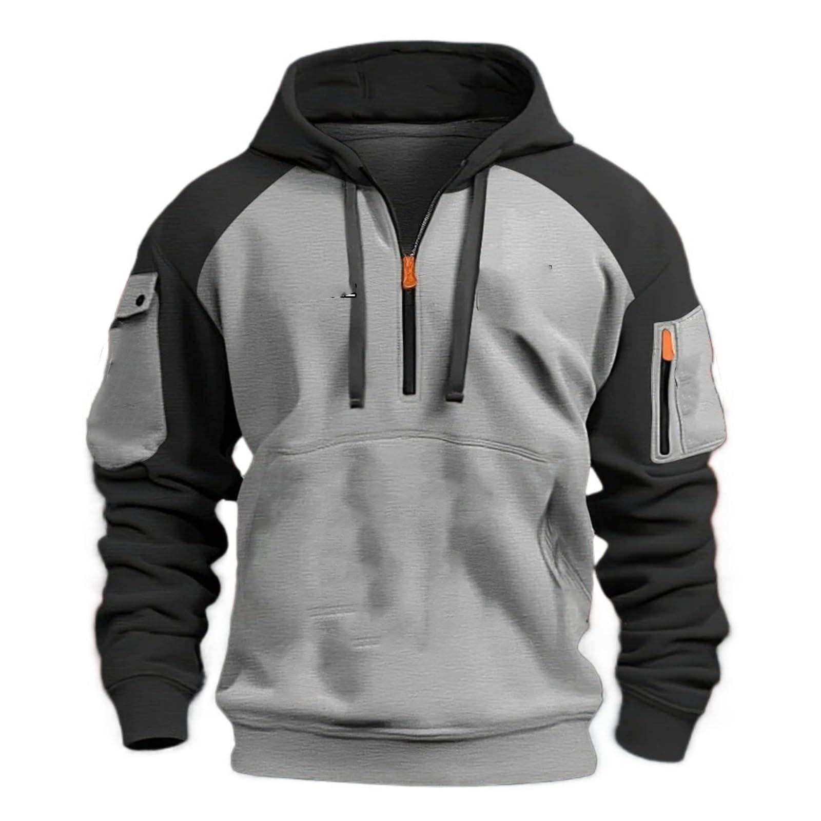 

Мужской повседневный пуловер без рукавов с капюшоном L