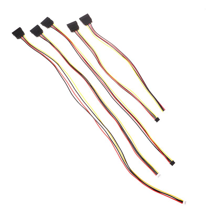 PH 2.0mm 4Pin Small Type To 15Pin HDD SATA Power Supply Cable Cord 20AWG Wire For Industrial All-in-one HD Mini 5V 12V