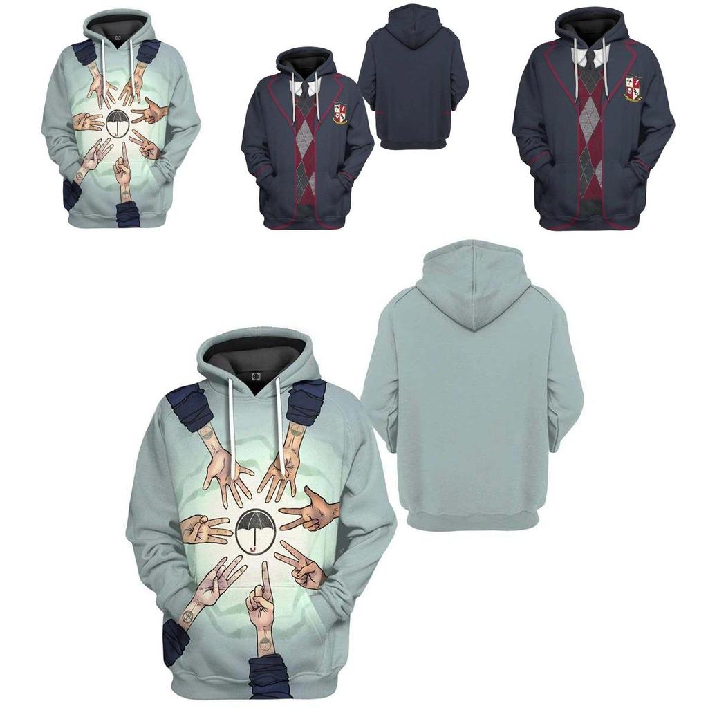 The Umbrella Academy Kostüm Kapuzenjacke, weicher und bequemer Pullover
