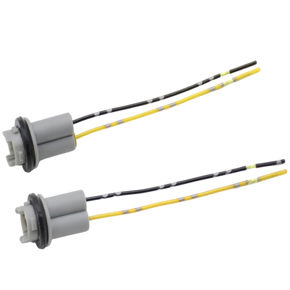 2Pcs T13 T15 LED Adapter Car Lamp Holder Bulb Base Turn Signal Side Light Socket Accessories for Vehicle