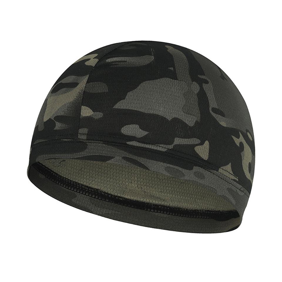 Cycling Hiking Cap Breathable Quick Dry Mesh Camo Print Bike Motorcycle Helmet Liner Sweat Wicking Sports Running Hat