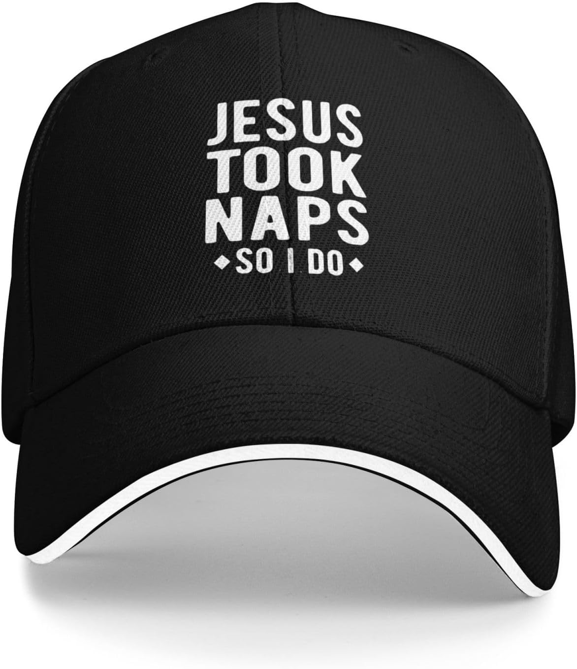 Иисус Дремал, Поэтому Я Тоже Графическая Бейсболка Регулируемая Полиэстер Папина Кепка для Унисекс Взрослых One Size