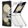 Pouzdro Samsungs ZFlip 5 5G Clear Acrylic TPU Soft Cover pro Samsung Galaxy Z Flip5 5G Flip 4 5g 2023 Airbagy Shockproof Coque