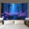 Large Tapestry Mysterious Magic Psychic Forest Wall Hanging Multi Size Decoration for Dormitory Home Wall Background Cloth