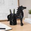 Horse-Shaped Pen Holder, 3D Printed Pencil Cup, Multi-functional Desktop Organizer for Home Office Supplies