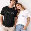 Valentinstag Partner T-Shirt Set – Passendes Valentinstagsgeschenk für ihn & Sie, Liebhaber Mädchen