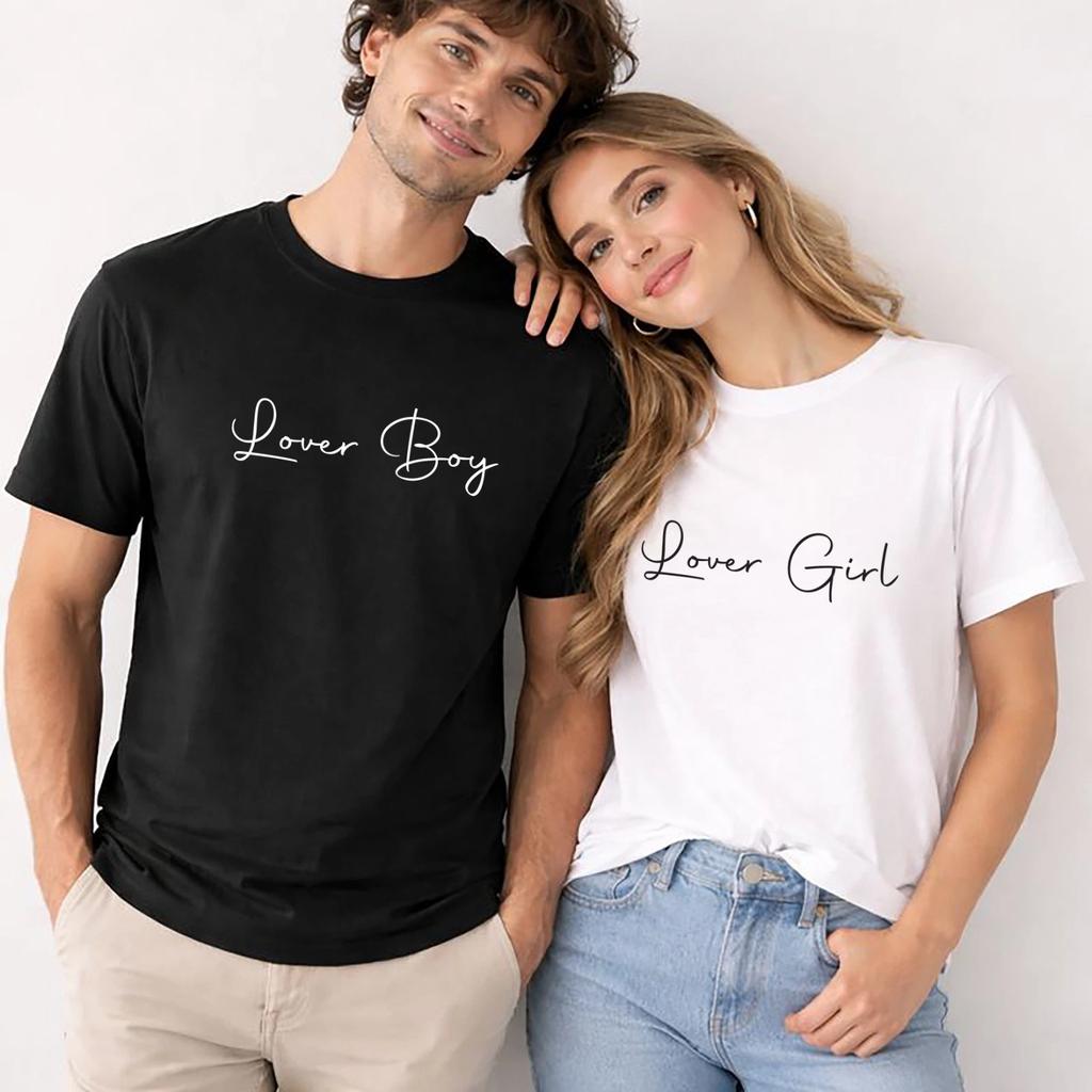 Valentinstag Partner T-Shirt Set – Passendes Valentinstagsgeschenk für ihn & Sie, Liebhaber Mädchen