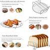 Air Fryer Rack Bread Rack Digester Multipurpose Stainless Steel Holder Cross Wire Grill Cookware BBQ Steamer Roasting Kitchen