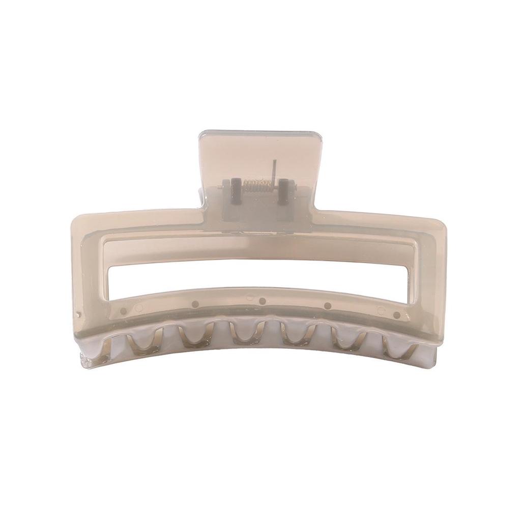 Extra Large 13CM Rectangular Hair Clip - Frosted Multi-purpose Shark Claw Clip for Thick Hair