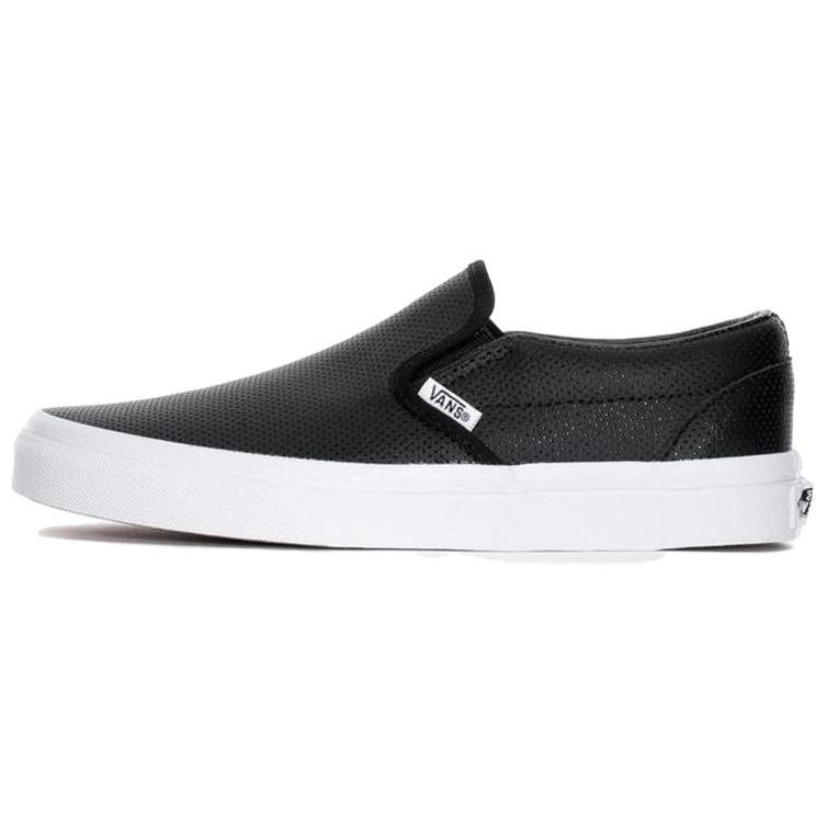Slip-On Vans Perforated Leather 'Black' VN000XG8DJ6