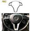 ABS Steering Wheel Frame Cover Trim Glossy Black For Benz Class A B C W204 W212
