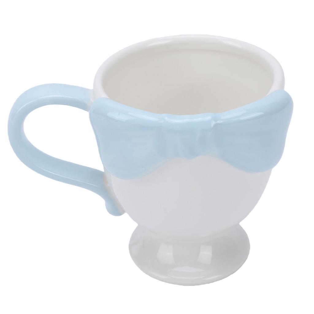 300ml Bow Coffee Mug Cute 3D Bow Tie Ceramic Coffee Mug High Temperature Resistance for Hot Cold Drinks