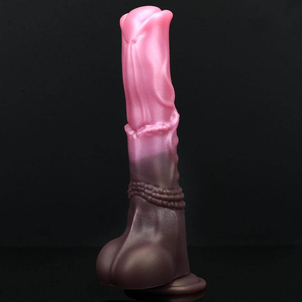 Silicone Large Anal Plug Dildo With Dog Knot Soft Silicone Female Sex Toys Vaginal Anus Stimulation Erotic Masturbators