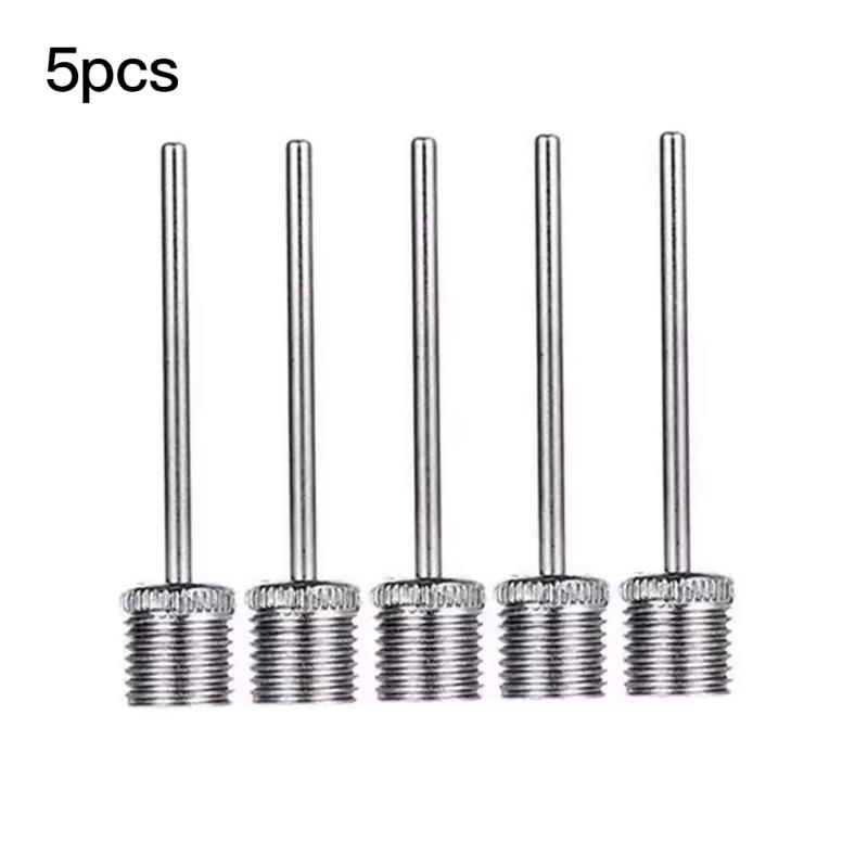 Sport Ball Inflating Pump Needle For Football Basketball Soccer Inflatable Air Valve Adaptor Stainless Steel Pump Pi