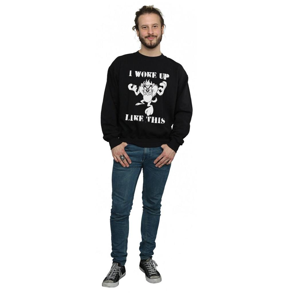 Looney Tunes Mens Taz I Woke Up Like This Sweatshirt