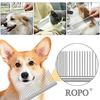 Stainless Steel Dog Comb with Dense Tooth Log Pet Comb for Dogs and Flea Beauty Hair Removal Grooming Shedding Grooming Stainless Pet Comb for Dogs