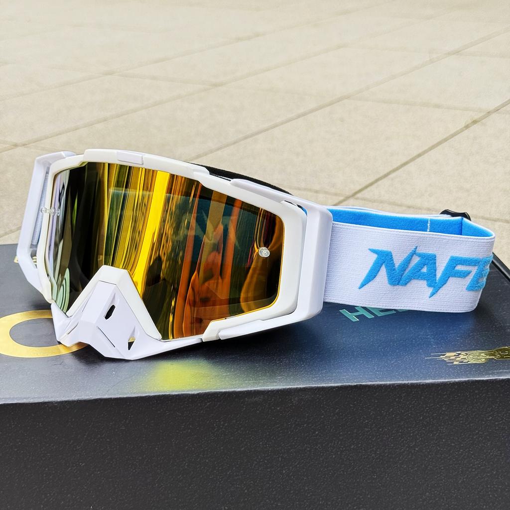 NAFEIB ATV Dirt Bike Goggles Motorcycle Glasses Off-Road MX Anti-UV Windproof Eyewear Helmet Mask Gafas for Motocross Racing