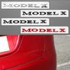 1Pc Car Styling Logo Badge For Tesla Model 3 Model S Models Y X ABS 3D Rear Trunk Body Emblem Sticker Decal Decorate Accessories