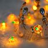 Halloween Pumpkin Light String Ghost Festival Party Favor Trick or Treat Happy Halloween Day Decor for Home 2024