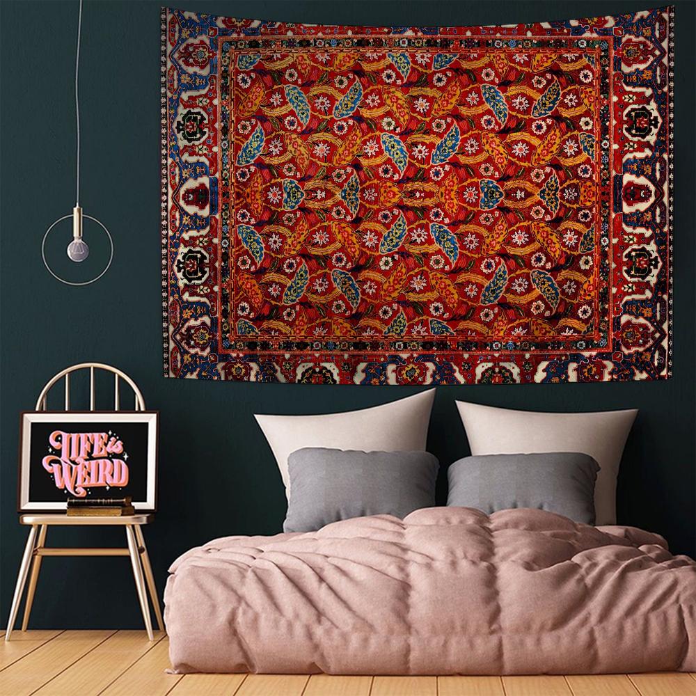Persian Hanging Bohemian Tapestry Bohemian Wall Tapestries Mandala Kawaii Room Decor