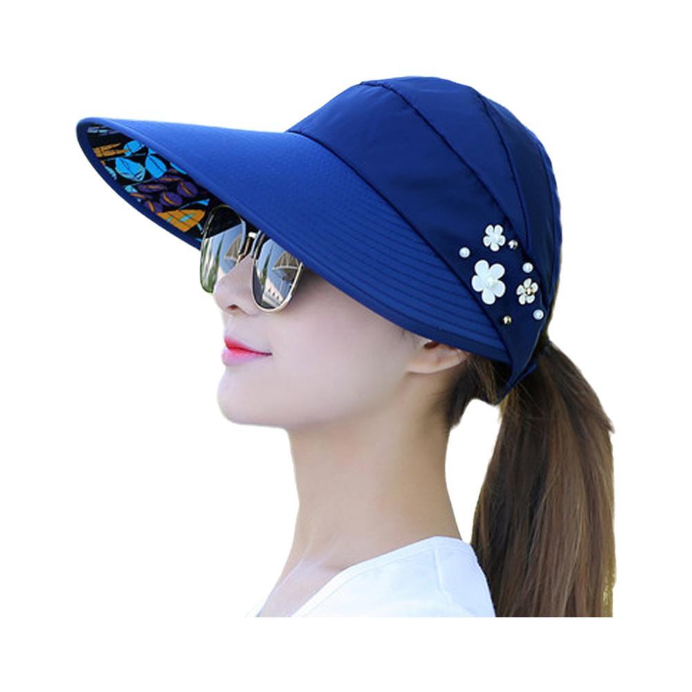 Women's Korean Style Fisherman Hat Foldable Sun Visor Cap for Outdoor Sports UV Protection Casual Bucket Hat Summer Sun Hat