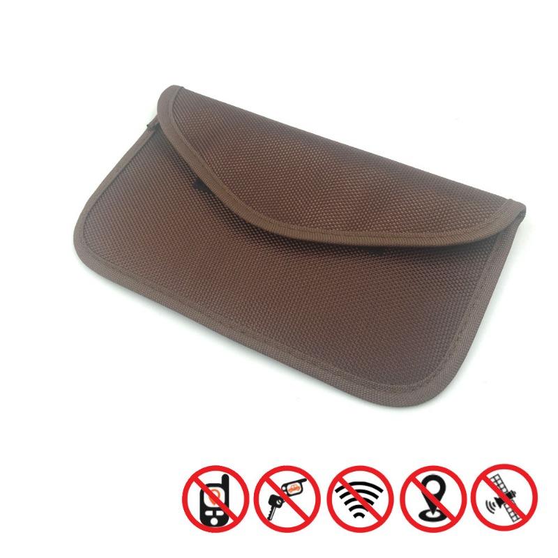Faraday Cage Signal Blocker Case Blocking Bag Phone Car Key Keyless RFID Safe Fob Pouch Automobiles Interior Accessory