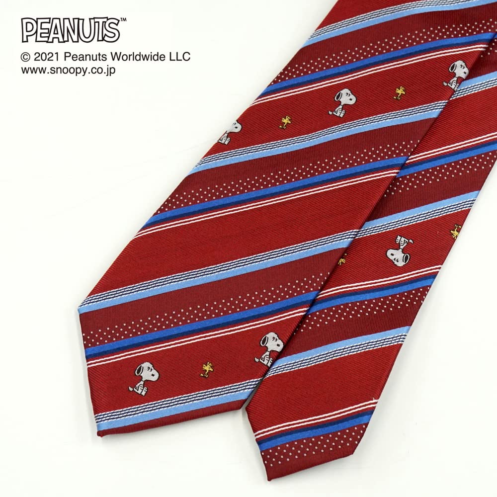 Tie Snoopy Necktie PN914454 Red SNOOPY Business Brand Necktie Present [Peanuts]