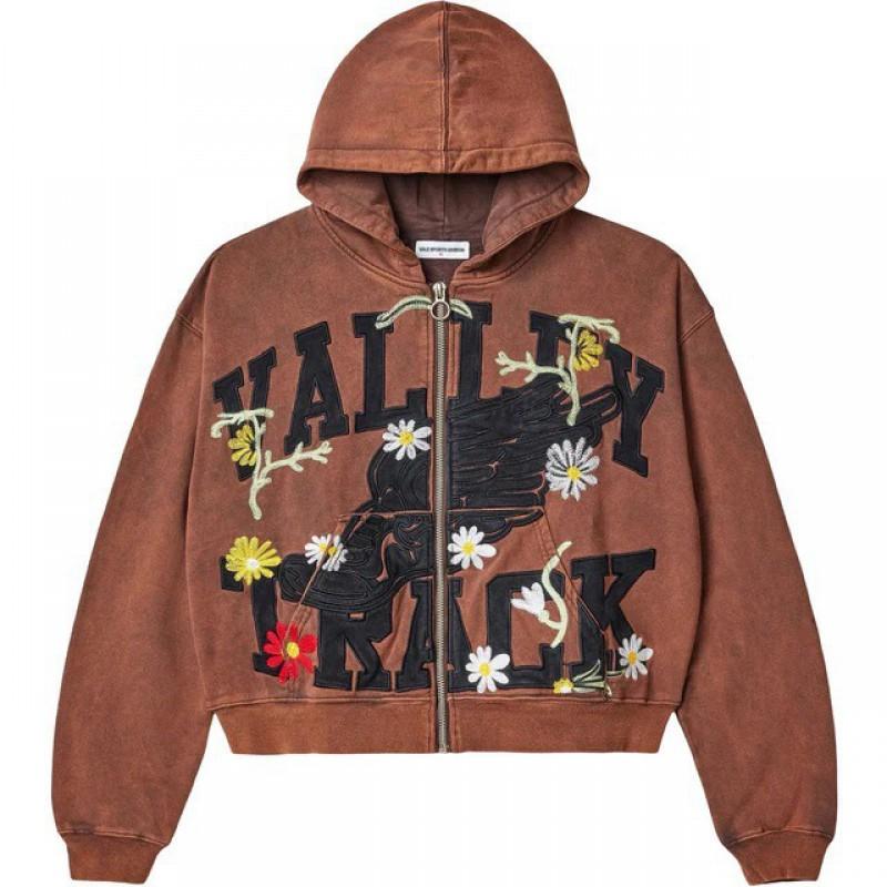 Unisex Hooded Zip-Up Sweatshirt With Camo Print Loose Fit Streetwear Teens Adults