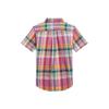 Polo Dziecięce Indygo Bawełniana Koszula Madras Krótki Rękaw Cwpowovt6820364999