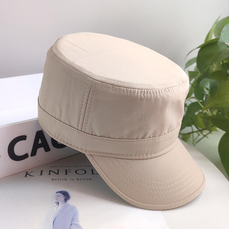 Summer Big Size Xl Back Closed Fitted Baseball Cap Man Large Size Light And Thin Dad Hat S M Lcasual Solid Color Flat Cap