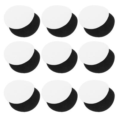 20Pairs Hook and Loop Fastener Dots Black Strong Adhesive Sticky Self Adhesive Circles for Home Office Tablecloth Carpet Bed