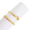 12pcs Metal Napkin Rings Gold Table Setting Decor For Wedding Party Holiday Banquet Fall Christmas Thanksgiving Serviette