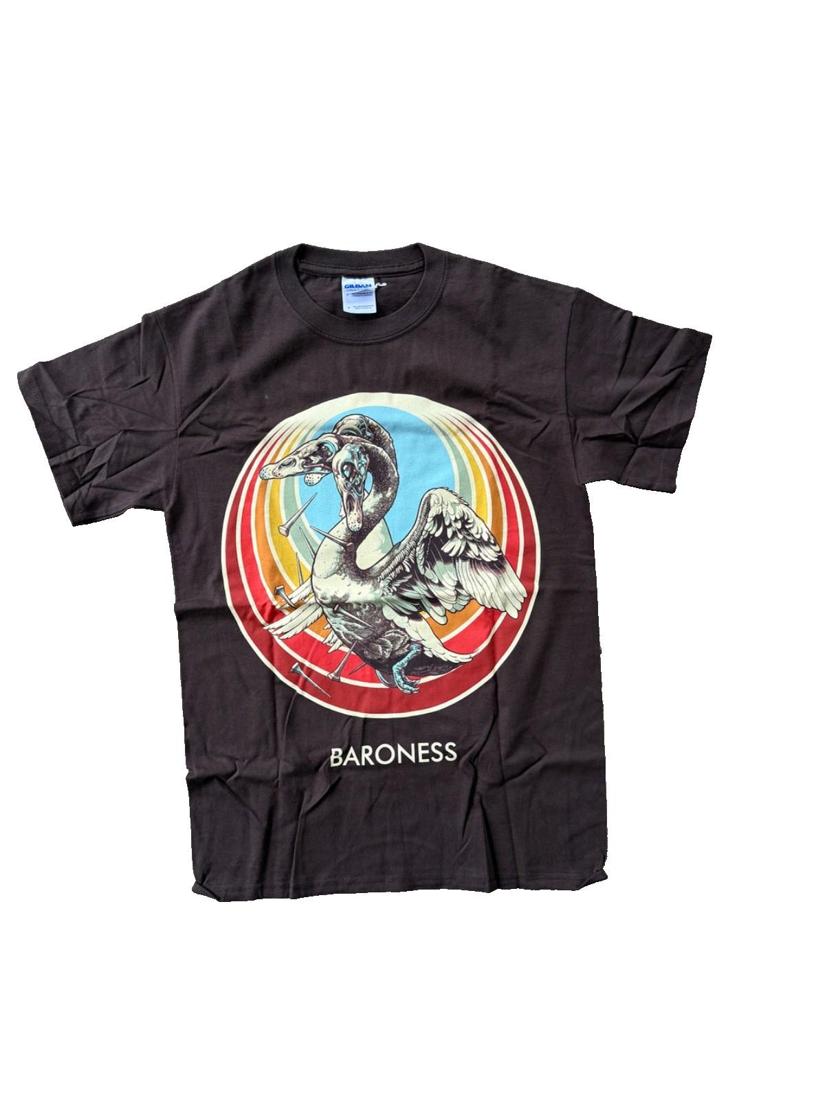 Baroness Band Rainbow Swan 2013 Tour shirt Unisex T-Shirt XL