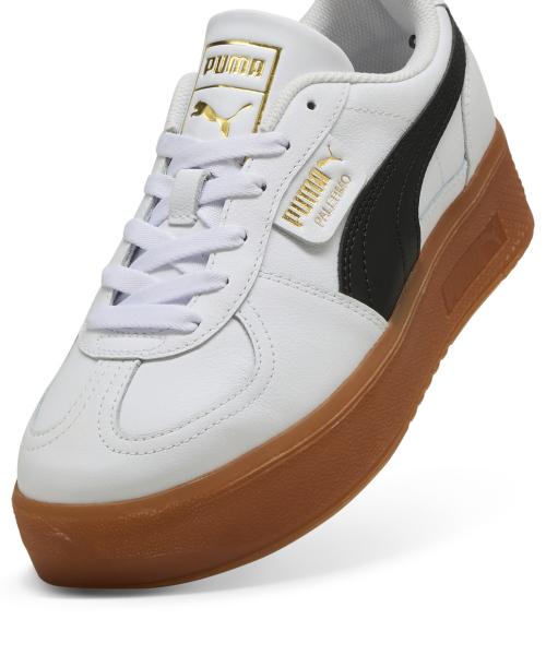 Puma Palermo Elevator Leather Women's -White 400461-02 [Shipped from Korea] 100% Authentic