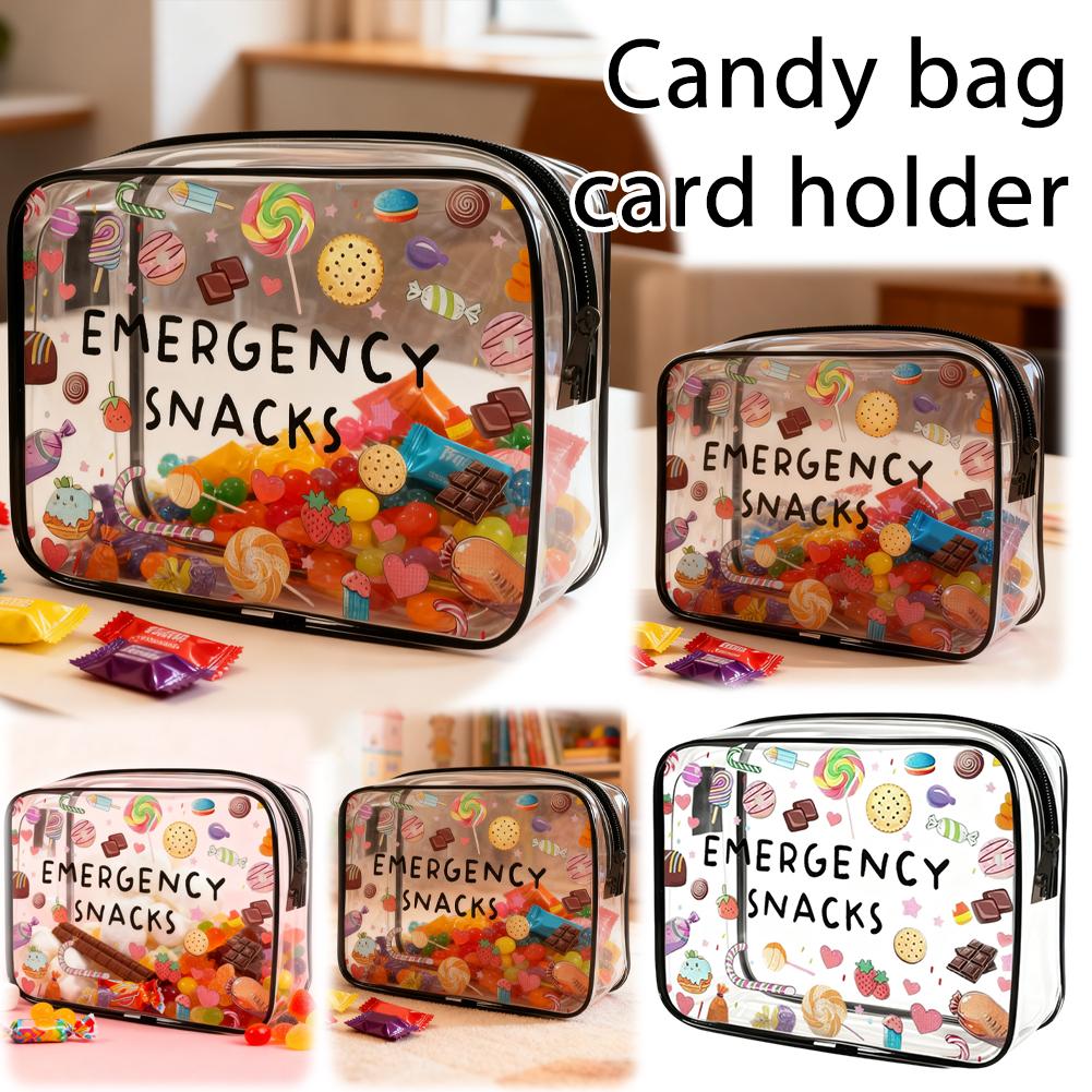Trendy Large Capacity Makeup Bag Portable Medicine Theme Cosmetic Bag Multi-functional Visible Storage Bag for Women X1W7