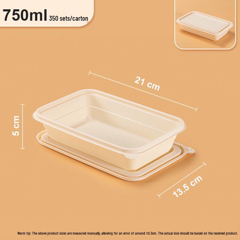 Eco-Friendly Corn Starch Disposable Food Containers