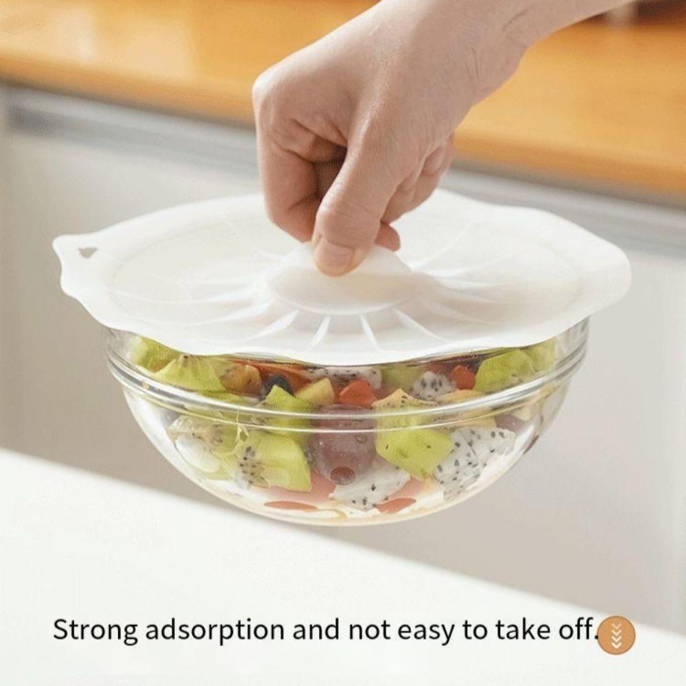 5-Piece Set Multi-Size Silicone Lids - Heat-Resistant, Microwave & Stovetop Safe Covers - Versatile Seal for Kitchenware